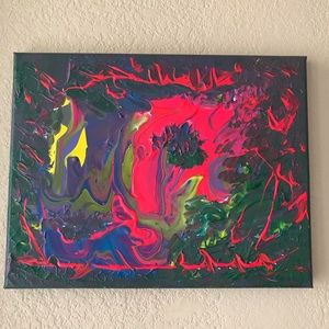 Acrylic Paint painting on canvas size 11”x14” handmade by Nola